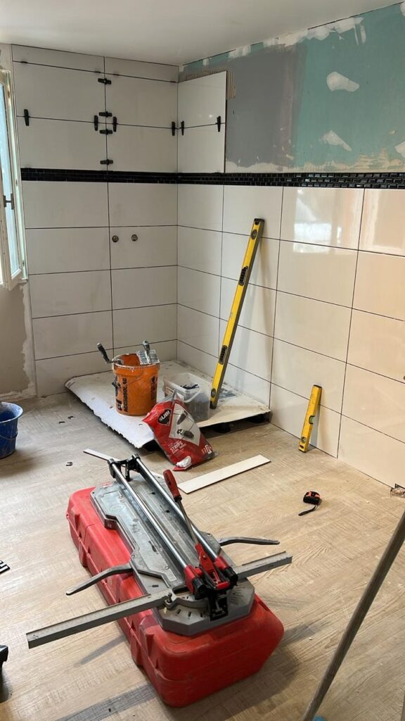 Rénovation carrelage salle de bain